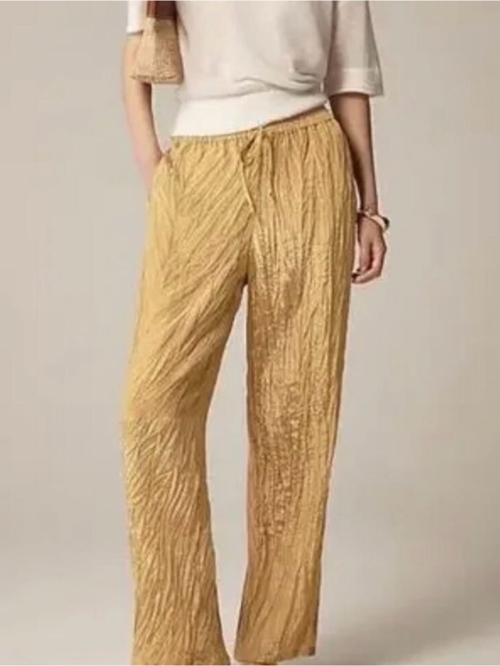 J.Crew soleil pant honey brown (gold)